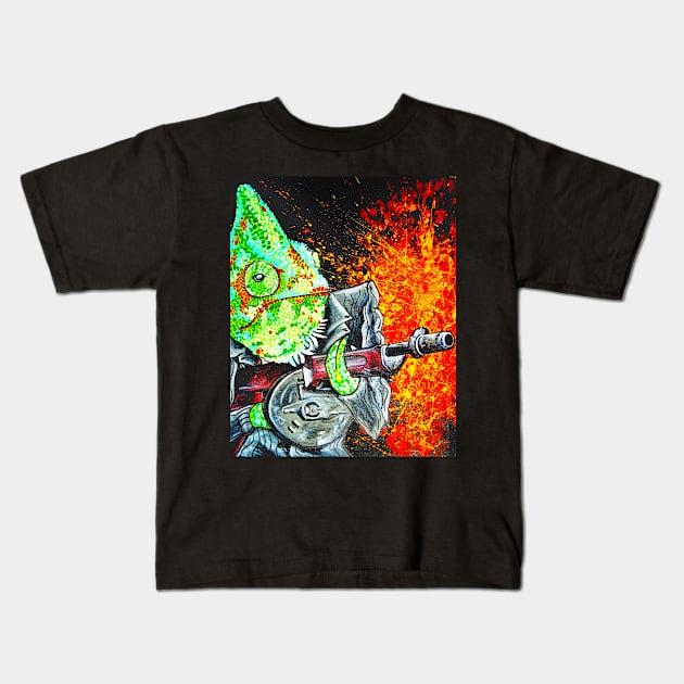 The Chameleon Kids T-Shirt by Jacob Wayne Bryner 